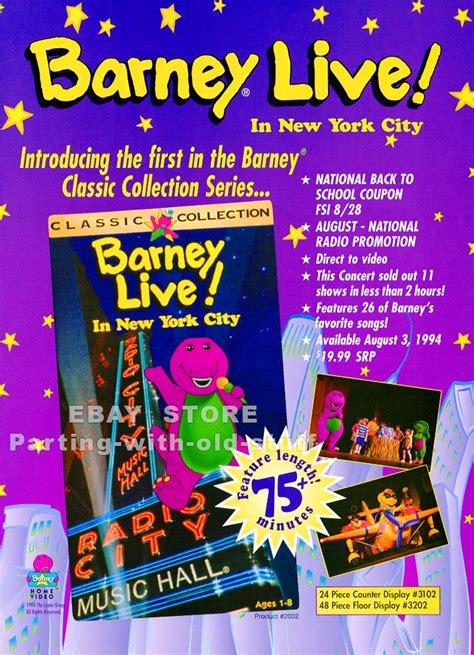 Image Barney Live In New York City Promo Ad By Bestbarneyfan D65kf99