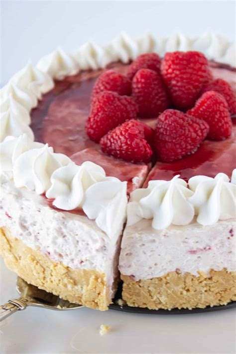 No Bake Raspberry Cheesecake Recipe Practically Homemade