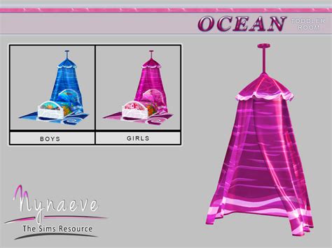 The Sims Resource Ocean Toddlers Bed Canopy