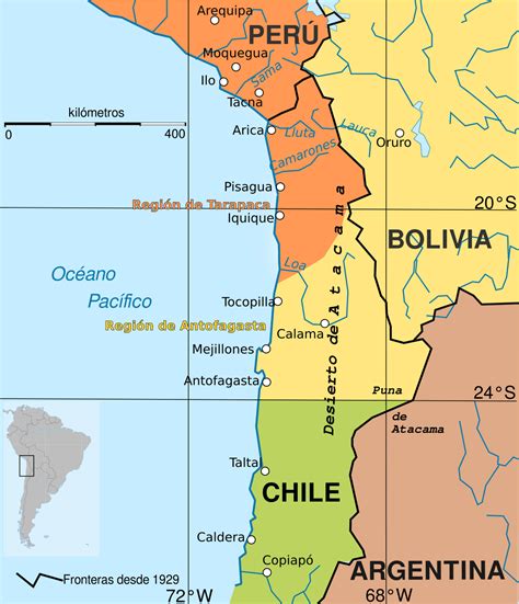 Chile reabrirá su frontera aérea y principal aeropuerto. Frontera entre Bolivia y Chile - Wikipedia, la ...