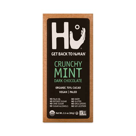 Hu Organic Chocolate Bar Crunchy Mint Thrive Market
