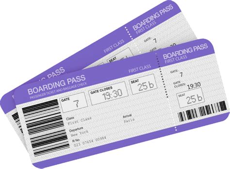 Plane Tickets Png Boarding Pass In Airport Clipart Large Size Png Image Pikpng