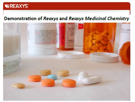 Demonstration of Reaxys and Reaxys Medicinal Chemistry - Medical Library