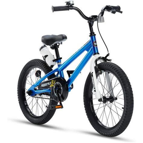 Royalbaby Freestyle Kids Bike 18 In Girls And Boys Kids Bicycle Blue