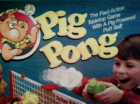 Pig Pong Childhood The Good Old Days Old Toys