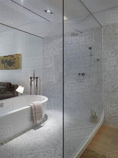 Glass Wall Between Bedroom And Bathroom Mangaziez