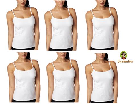 Buy Pack Of 6 Common Mens Soft Cotton Camisoleslip For Women