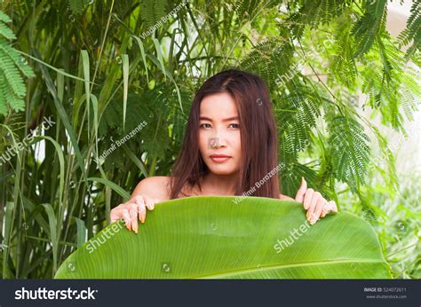 Naked Woman In Jungle