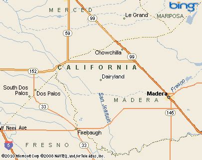 Dairyland California Area Map More
