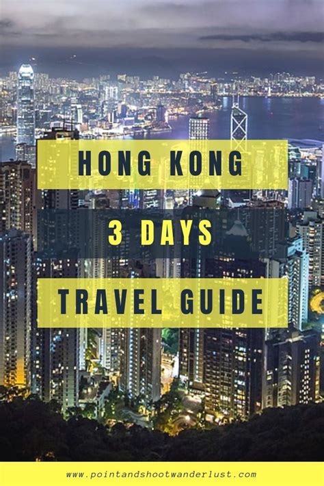 Hong Kong 3 Days Itinerary Guide And Tips Point And Shoot