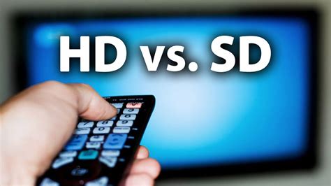 Hd Vs Sd High Standard Definition Comparison Video And Explanation