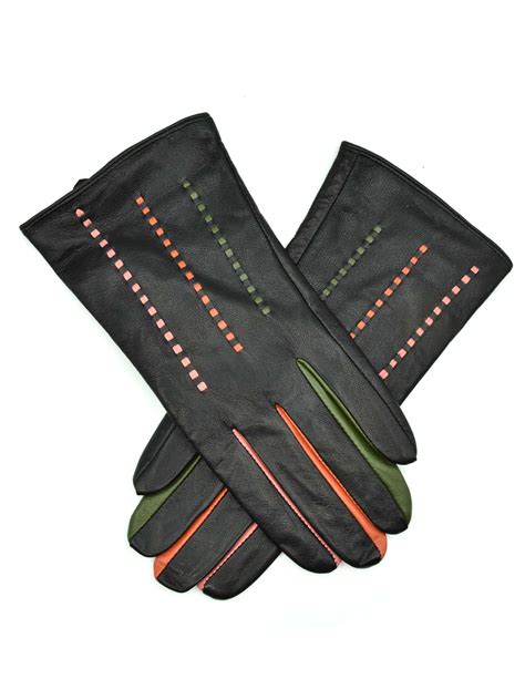 Black Leather Gloves From Vivien Of Holloway