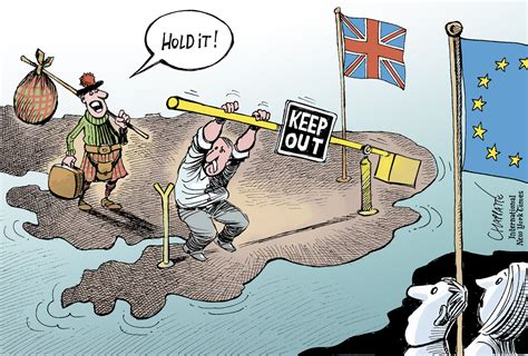 If Britain Closes Its Doors Globecartoon Political Cartoons Patrick Chappatte