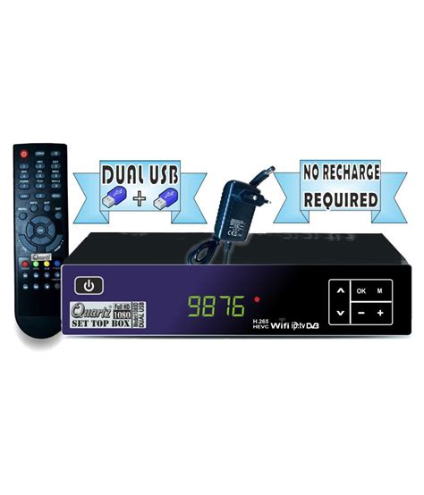 Buy Quartz Dth Set Top Box Hd1080d Streaming Media Player Online At