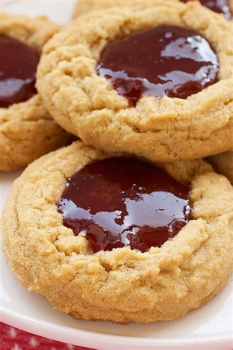 Peanut Butter And Jelly Thumbprint Cookies Bake Or Break