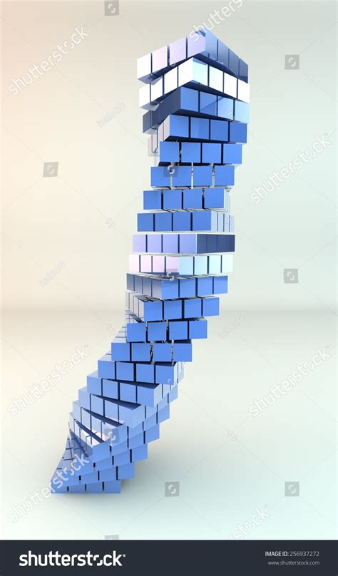 Cube Tower Stock Photo 256937272 Shutterstock