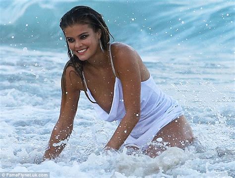 Nina Agdal Has Wardrobe Malfunction Falls Out Of Her Dress In Miami