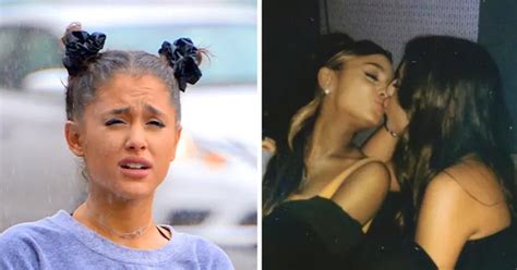 People Have Theories About Ariana Grande Kissing A Woman Just