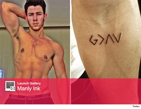 Nick Jonas Gets New God Tattoo See The Pic