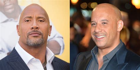 I think there were some words said yesterday about this and that's what started this whole thing online but the tension has been. Vin Diesel e The Rock continuam brigados e são separados ...