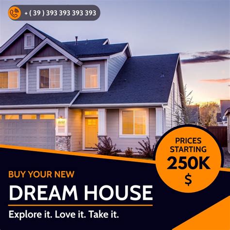 Copy Of Real Estate House Promo Banner Advertisement Postermywall