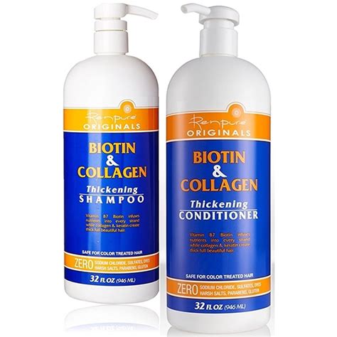 Renpure Originals Biotin And Collagen Thickening Shampoo And Conditioner
