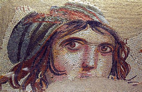 Mosaic Of A Gypsy Girl Illustration World History Encyclopedia