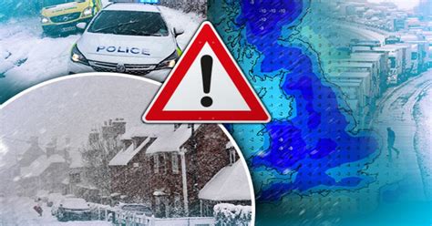 Met Office Issues New Danger To Life Warnings As Snow Chaos To Get