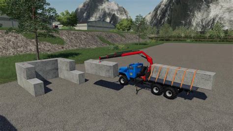 Fs19 Concrete Blocks Pack For All Platfoms V10 Farming Simulator 19
