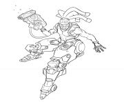 Overwatch Sombra Coloring Pages Printable