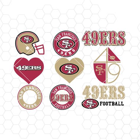 San Francisco 49ers Svg San Francisco 49ers Files 49ers Logo Footba