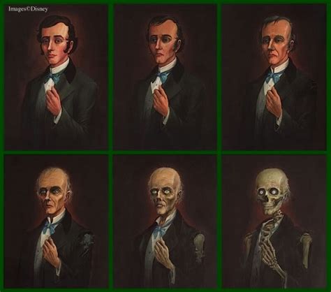 Haunted Mansion Master Gracey Changing Portrait Disney Haunted