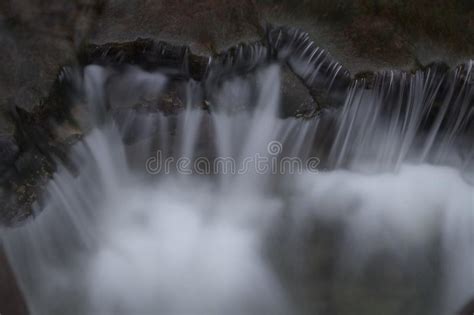 Misty Waterfall Stock Image Image Of Rocks Small Worn 70300577