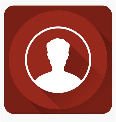Contacts Icon Contact Icon Png Red Transparent Png Kindpng