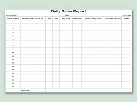 Excel Sales Report Template Free Download Free Printable Templates