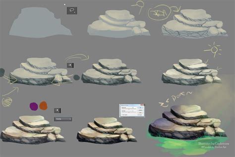 Tutorial How I Make The Stone By Caphricorn On Deviantart Digital