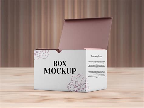 Free Simple Vertical Box Packaging Mockup Psd Good Mockups Images