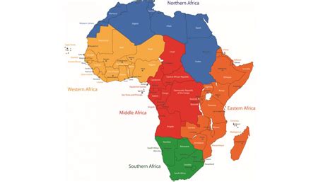 Carte De Lafrique Avec Ses Capitales Nos Explications Pour Pays Et