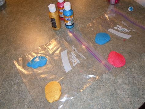 A Day In The Life Toddler Activity Sensory Paint Bags