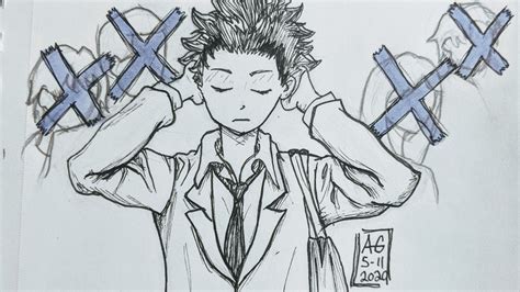 A Silent Voice Drawing