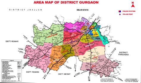 Area Of Gurgaon District Haryana We Are Gurgaon