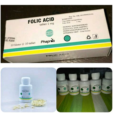 Описание препарата фолиевая кислота (folic acid). Jual FOLIC ACID ASAM FOLAT 1mg isi 100 Tablet di lapak ...
