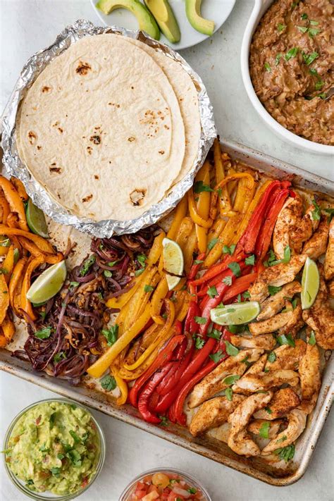 Sheet Pan Chicken Fajitas Feelgoodfoodie