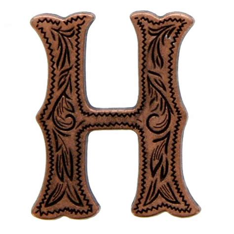 Add length, consonants, vowels, syllables, origin, spelling . Alphabet Letter H Concho Antique Copper 3/4" Tall 1339-083 ...