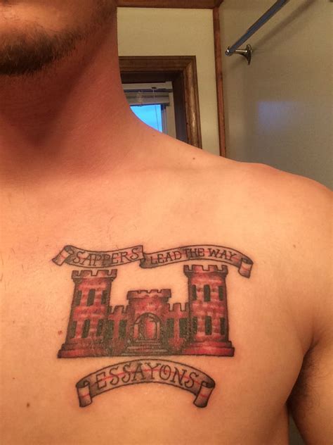 New Tattoo 16aug2014 Sappers Lead The Way Tattoos 4th Infantry