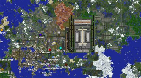 Big City Map Minecraft Textret