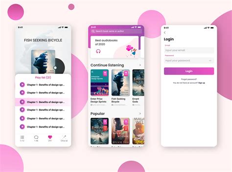 The main reason for their success is the fact that they are more we list the most popular and interesting android audiobook applications in the below. Ghim trên Audio Book UI Kit
