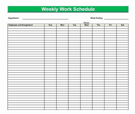 Proper scheduling of employees can. 2 Week Schedule Template Inspirational Blank Time Sheets ...