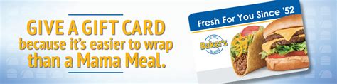 Maybe you would like to learn more about one of these? Baker's Drive | Gift Cards