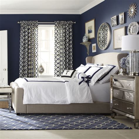 30 Navy Blue Bedroom Ideas Decoomo